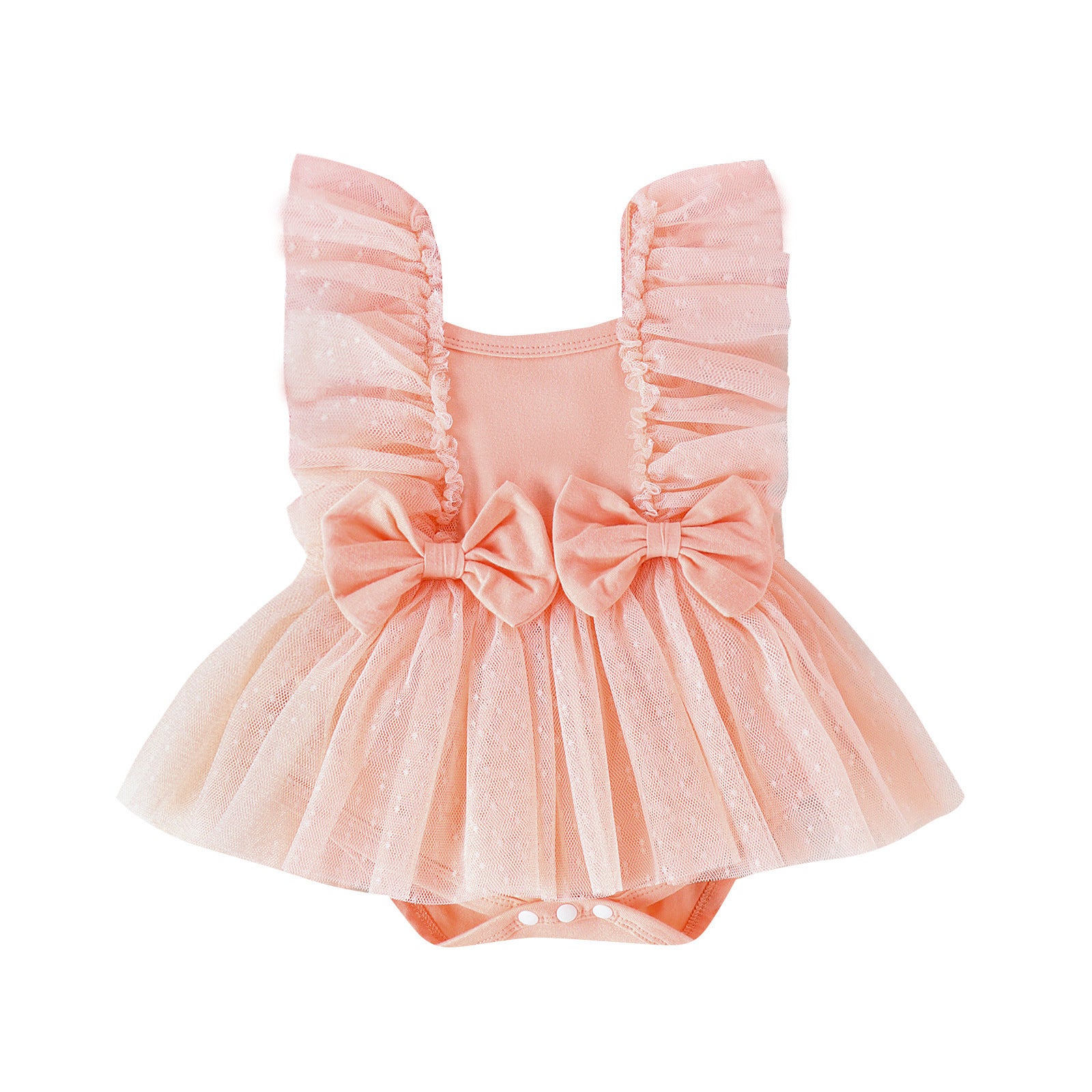 Baby Princess Tutu Jumpsuit – Net Skirt Romper Dress for Newborns & Infants