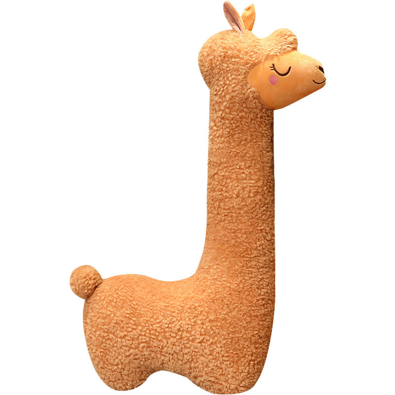 Alpaca Plush Toy Pillow – Soft Cuddly Stuffed Animal for Kids