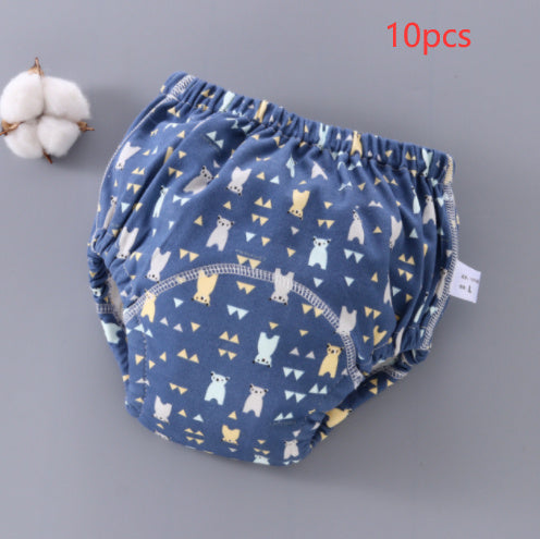Baby Training Pants – Washable 6-Layer Gauze Reusable Diaper Cover for Toddlers