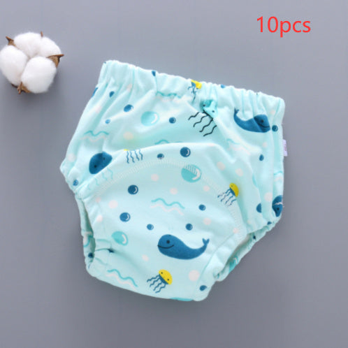 Baby Training Pants – Washable 6-Layer Gauze Reusable Diaper Cover for Toddlers