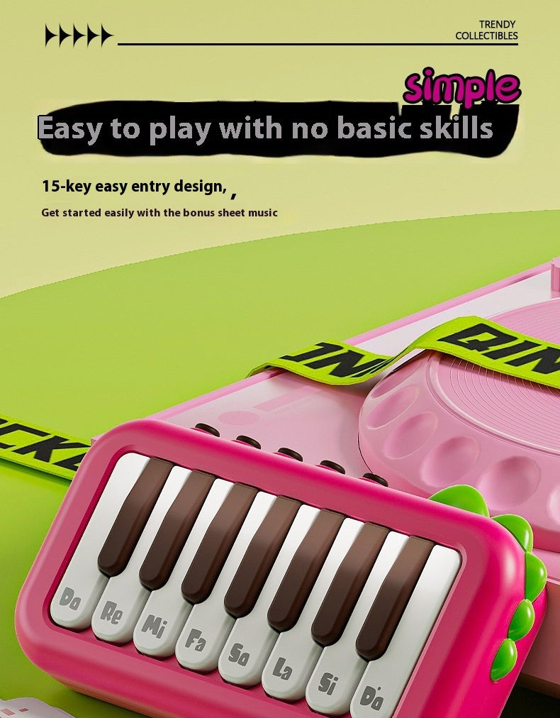Baby Pocket Electronic Keyboard – Mini Piano Toy with Playable Keys for Toddlers