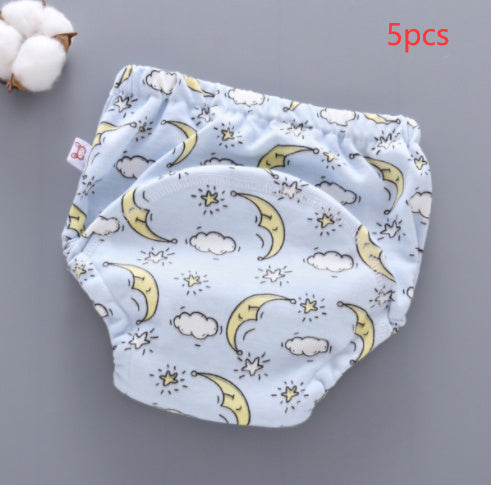 Baby Training Pants – Washable 6-Layer Gauze Reusable Diaper Cover for Toddlers