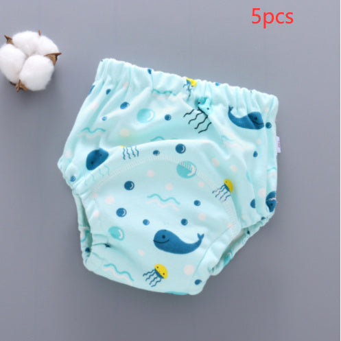 Baby Training Pants – Washable 6-Layer Gauze Reusable Diaper Cover for Toddlers