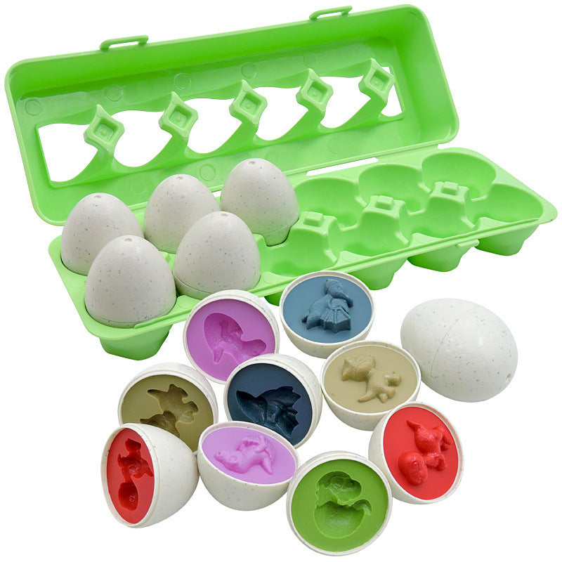 Toddler Learning Shape Sorter Eggs – Montessori Educational Toy for Babies & Kids