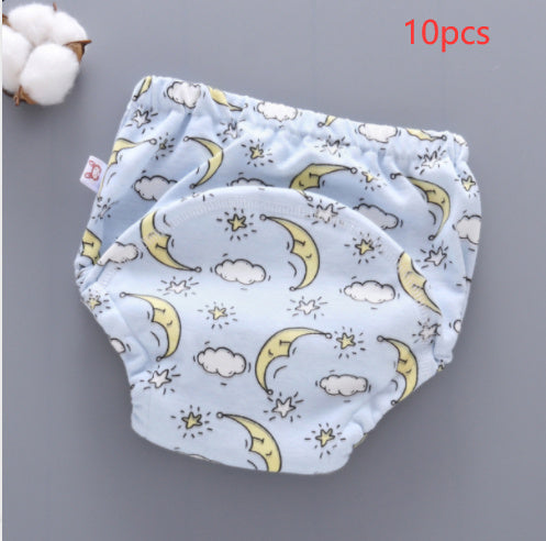 Baby Training Pants – Washable 6-Layer Gauze Reusable Diaper Cover for Toddlers