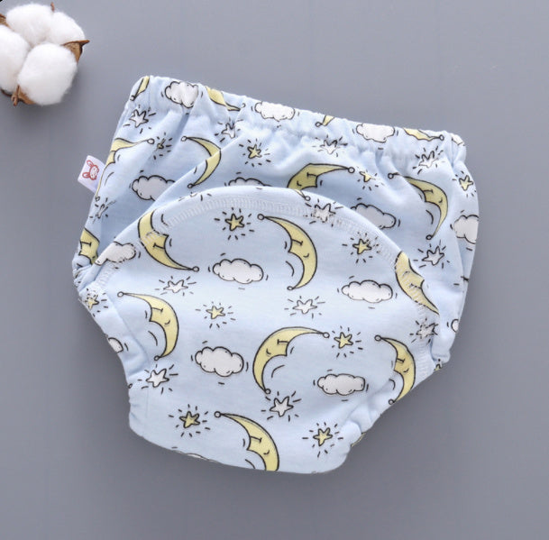 Baby Training Pants – Washable 6-Layer Gauze Reusable Diaper Cover for Toddlers