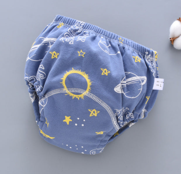 Baby Training Pants – Washable 6-Layer Gauze Reusable Diaper Cover for Toddlers