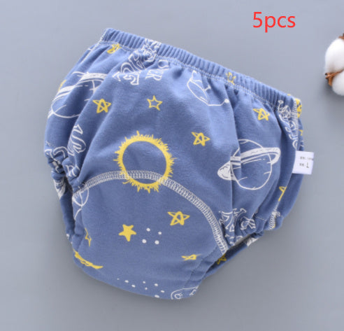 Baby Training Pants – Washable 6-Layer Gauze Reusable Diaper Cover for Toddlers