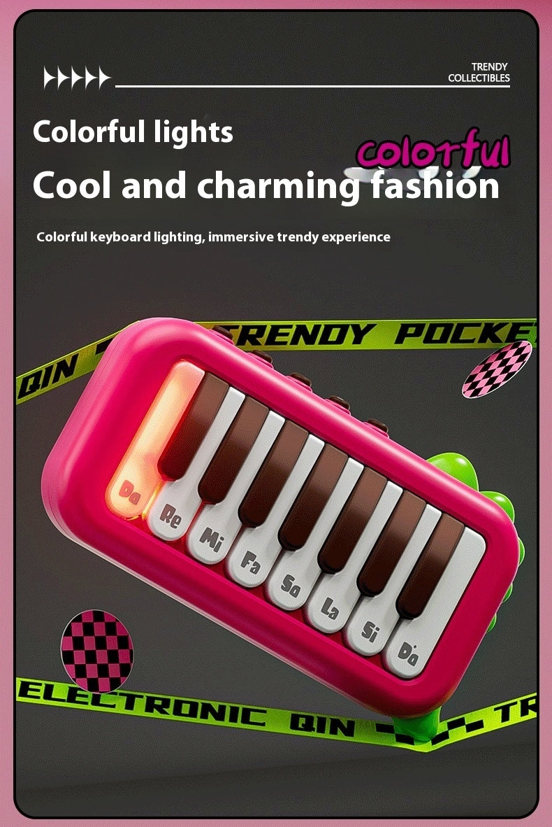 Baby Pocket Electronic Keyboard – Mini Piano Toy with Playable Keys for Toddlers