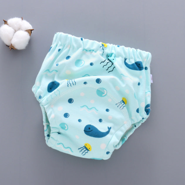 Baby Training Pants – Washable 6-Layer Gauze Reusable Diaper Cover for Toddlers