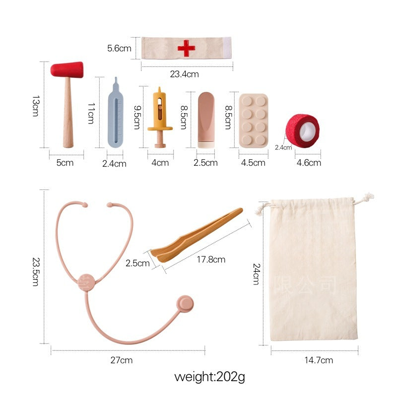 Kids Doctor Playset – Children’s Medical Role Play Kit with Stethoscope & Educational Pretend Play Toys